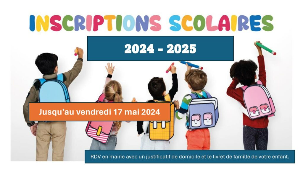 Rentrée scolaire 2024 2025