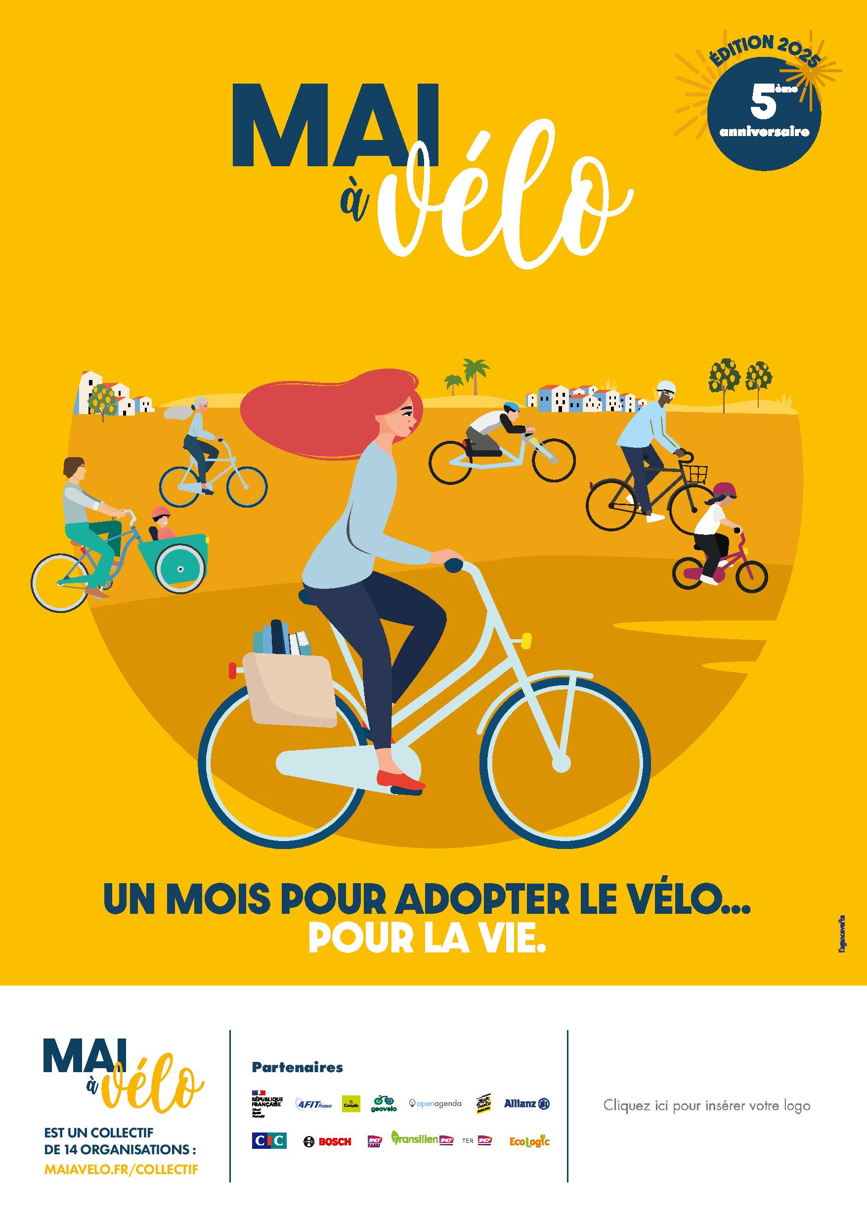Mai à vélo