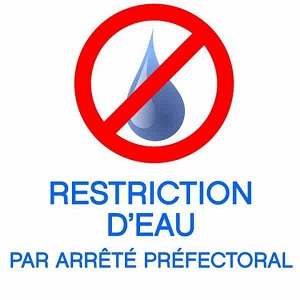 Restriction d'eau