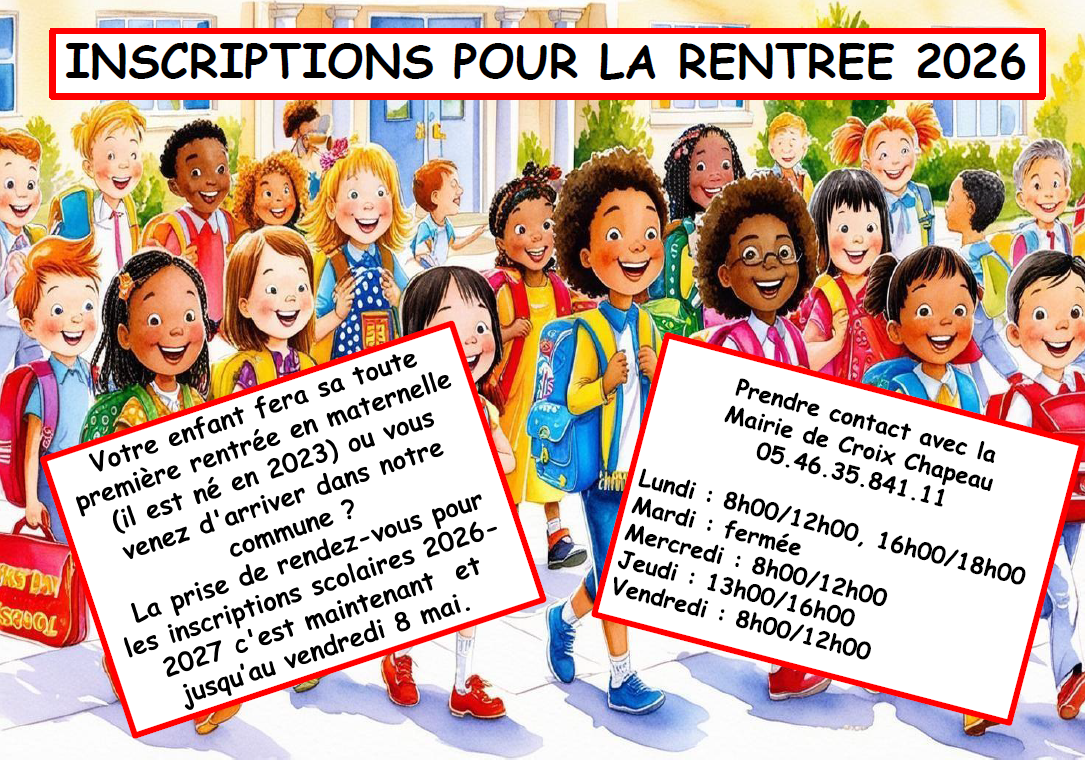 Rentrée scolaire 2026-2027